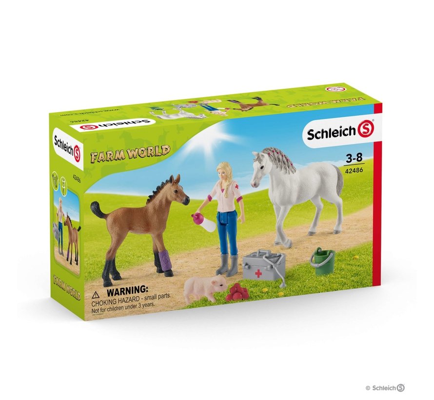 Speelset Dierenarts op Bezoek bij de Paarden 42486