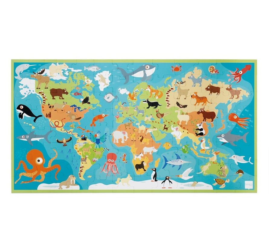 Puzzle Animals of the World