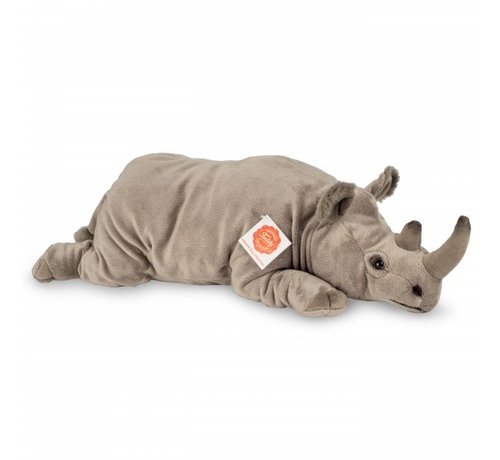 Hermann Teddy Knuffel Neushoorn Liggend 48 cm