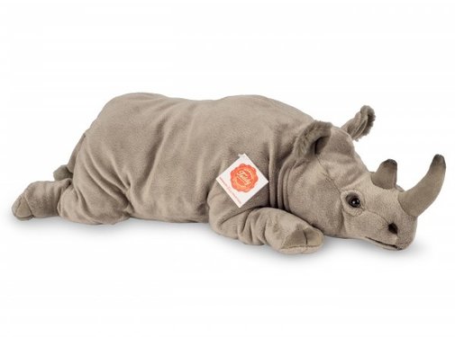 Hermann Teddy Knuffel Neushoorn Liggend 48 cm