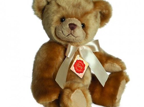 Hermann Teddy Knuffel Teddybeer Zittend met Geluid 25 cm
