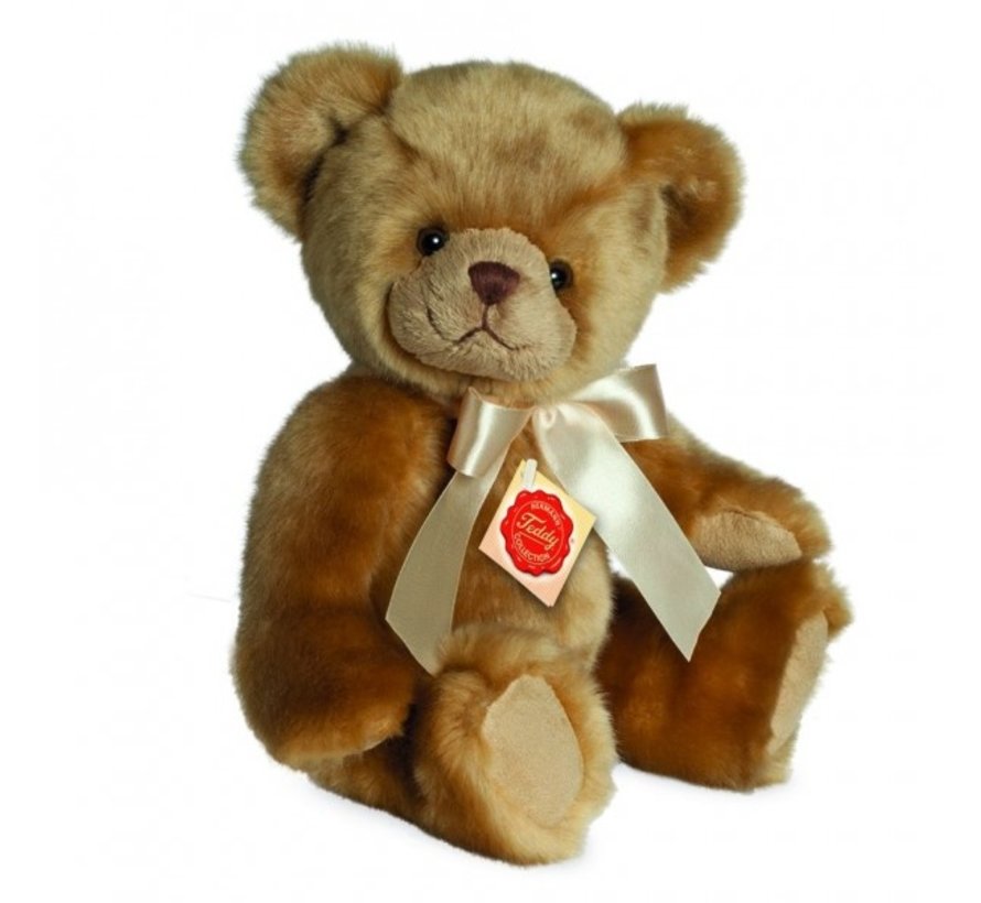 Stuffed Animal Teddy Bear Sitting with Sound 25 cm