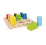 Hape Vormenplank 9 Vormen Hout