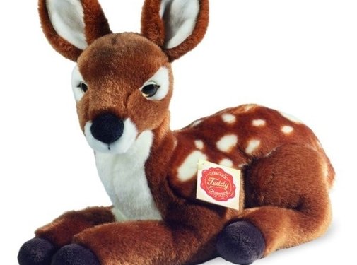 Hermann Teddy Knuffel Bambi Ree Liggend