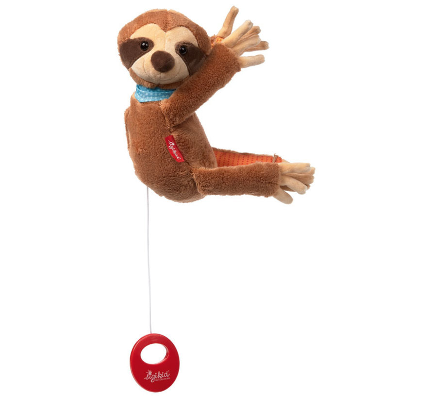 Hanging musical sloth