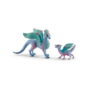 Schleich Flower dragon and child 70592