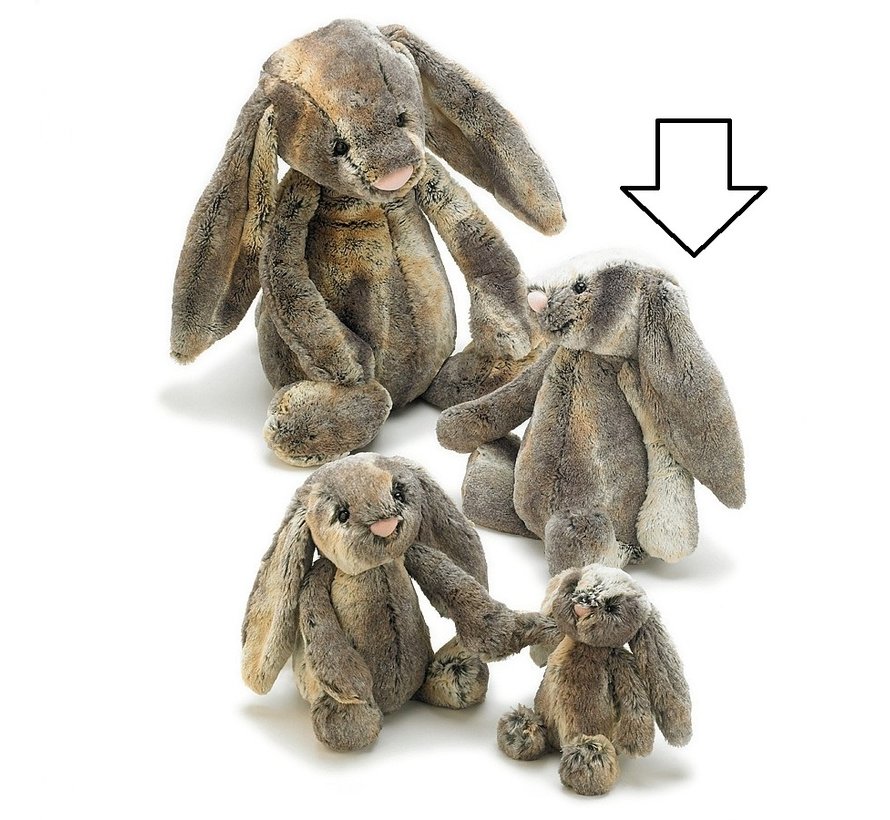 Knuffel Konijn Bashful Cottontail Bunny Medium