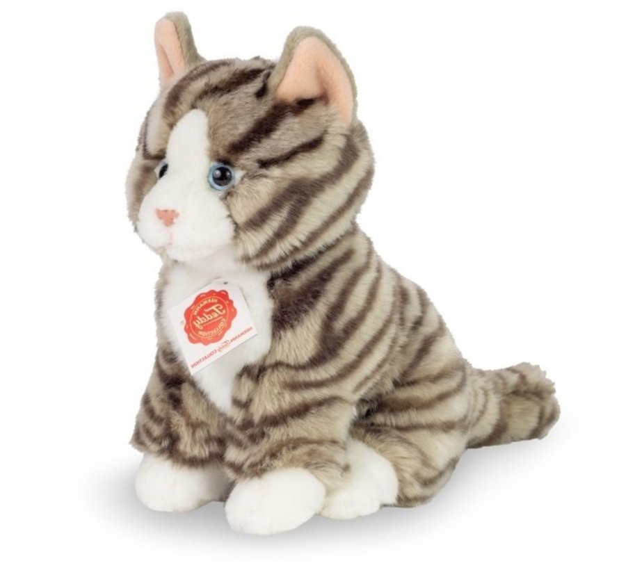 Stuffed Animal Grey Tiger Cat