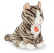 Hermann Teddy Stuffed Animal Grey Tiger Cat