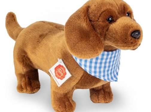 Hermann Teddy Knuffel Hond Teckel Staand