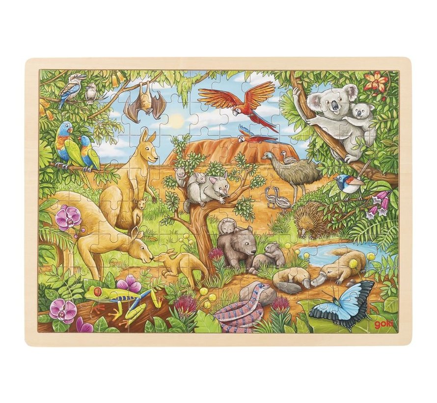 Noodlottig onszelf droogte Goki Puzzel Dieren in Australië - HOUTENDIERSHOP.com