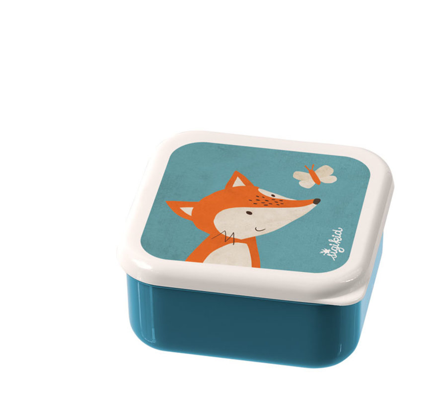Three-piece set lunchbox fox
