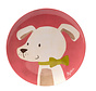 Melamine plate dog Little Forest Friends