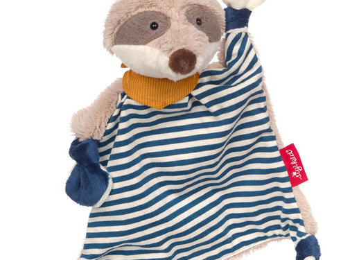 sigikid Knuffeldoek Wasbeer Blauw