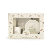 Jellycat Bashful Bunny Bowl, Cup & Plate