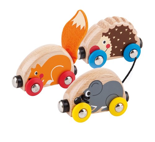 Hape Trein met Bosdieren Tactile Animal Train