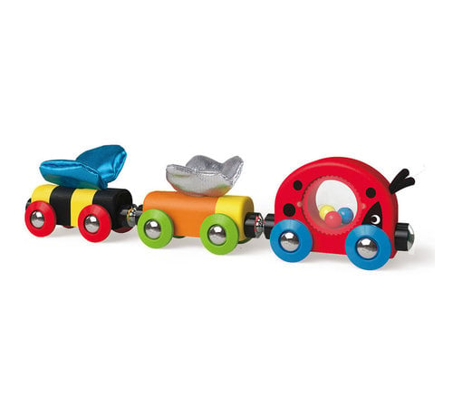 Hape Trein Lieveheersbeestje Lucky Ladybug and Friends Train