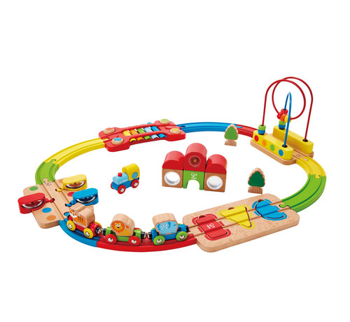 Hape Rainbow Puzzle Railway