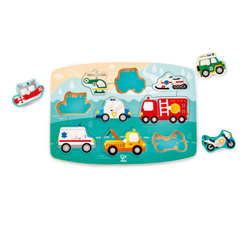 Hape Emergency Peg Puzzle