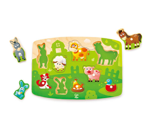 Hape Farmyard Peg Puzzle