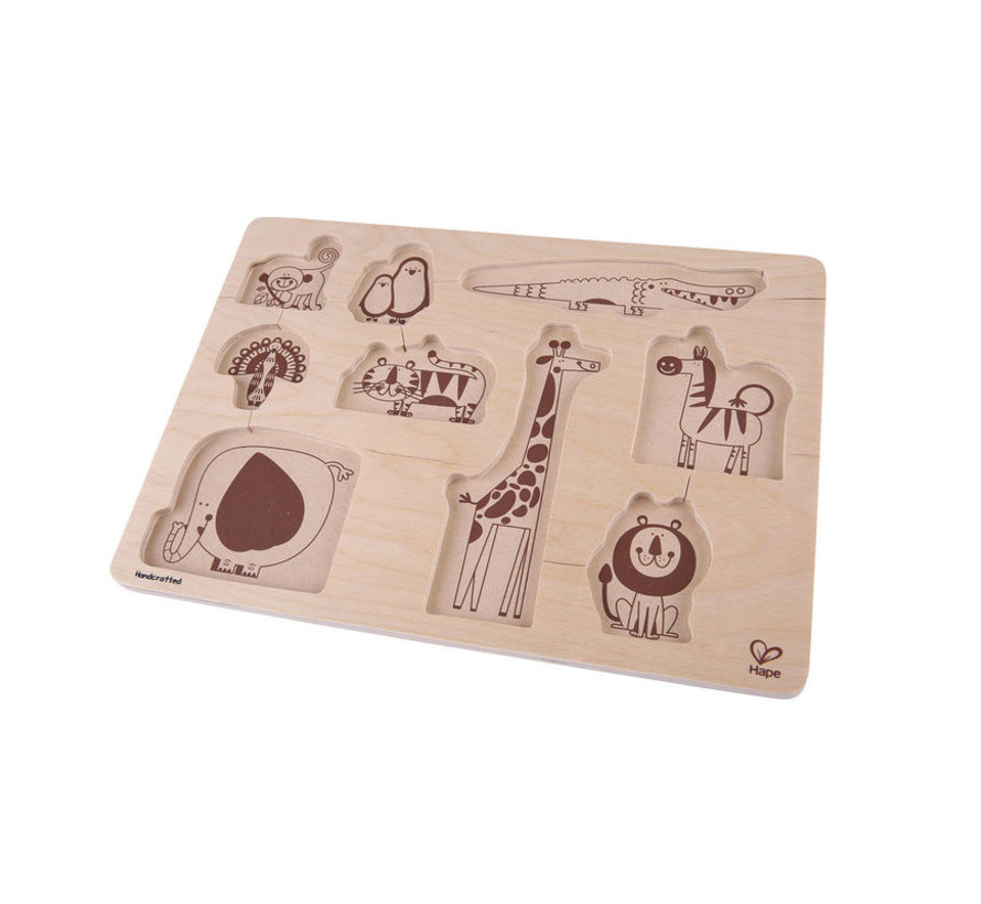 Wild Animals Peg Puzzle