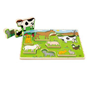 Hape Puzzel met Stadieren Boerderij