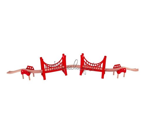 Hape Extended  Double Suspension Bridge