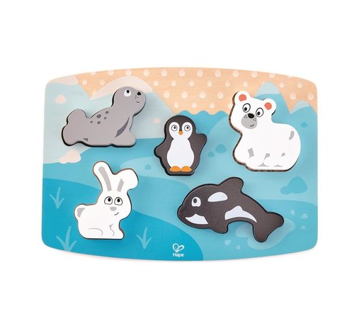 Hape Polar Animal Tactile Puzzle