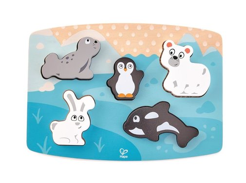 Hape Polar Animal Tactile Puzzle