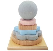 Hess Stapeltoren Hout Pastel