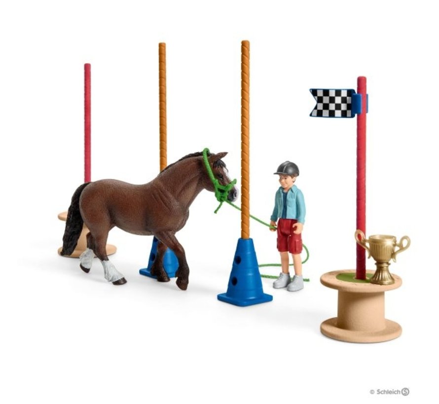 Speelset Pony Agility Wedstrijd 42482