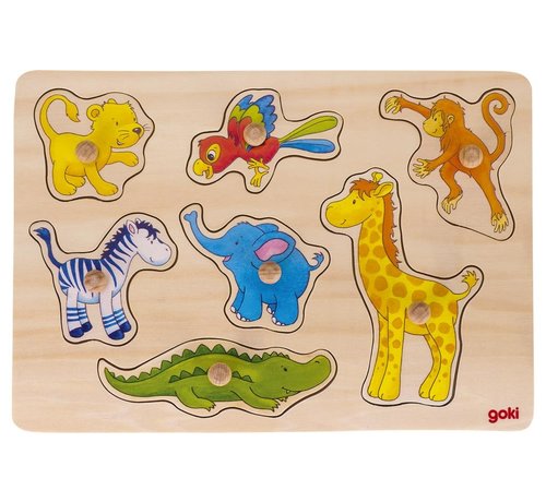 GOKI Knoppuzzel Safari 7 pcs