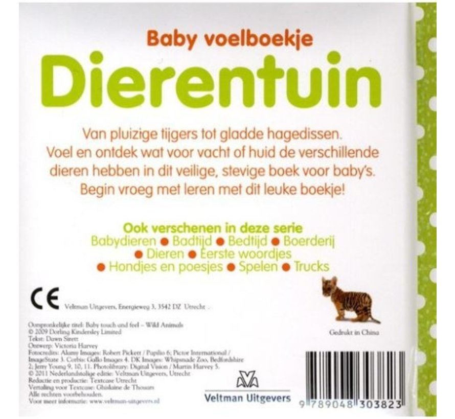 Baby voelboekje Dierentuin