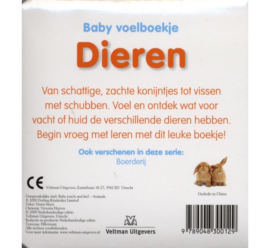 Baby voelboekje Dieren