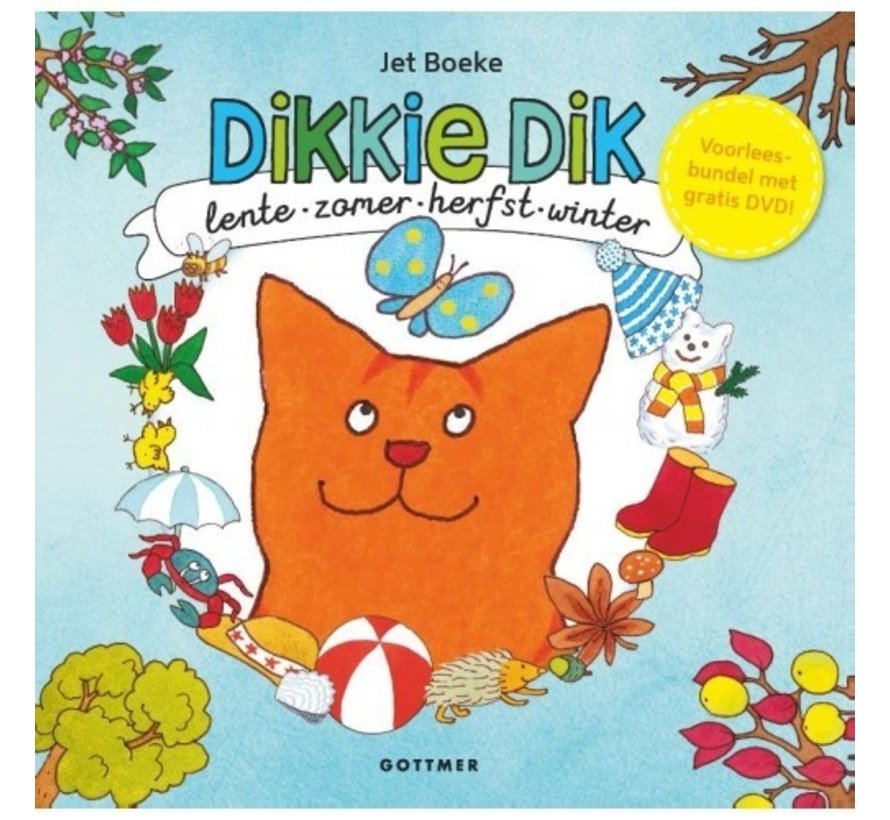 Dikkie Dik Lente zomer herfst en winter met DVD