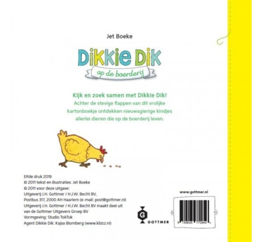 Dikkie Dik op de boerderij (flapjesboek)