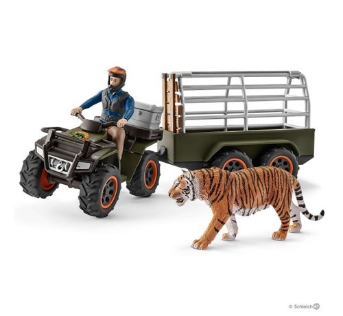 Schleich Quad met Aanhanger en Ranger 42351