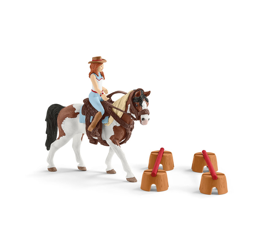 Speelset Horse Club Hannah's Western Rij Set 42441