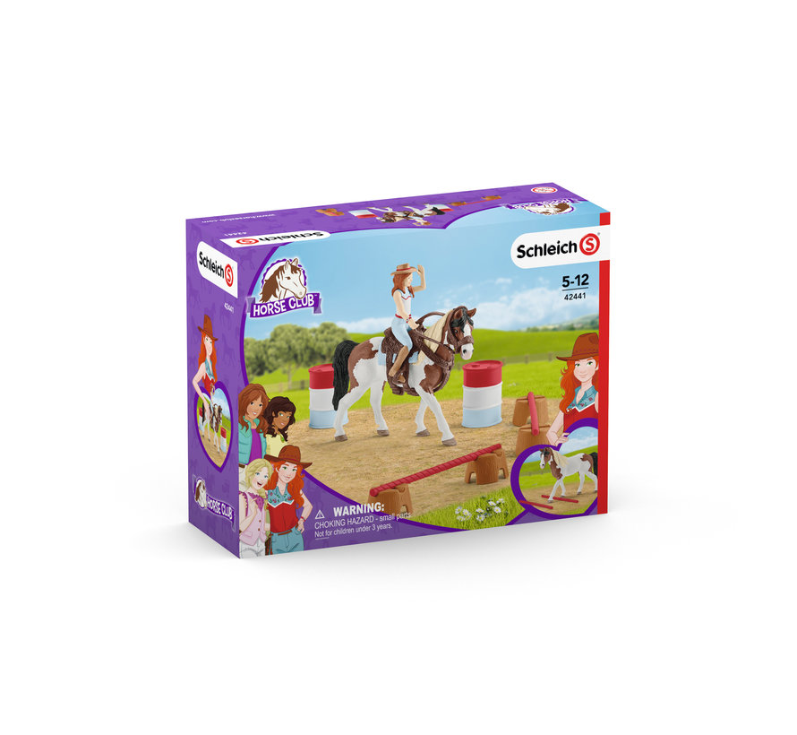 Speelset Horse Club Hannah's Western Rij Set 42441