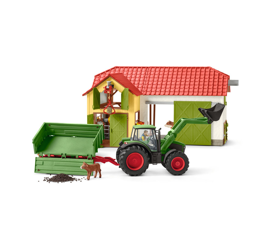 Tractor met Aanhangwagen 42379