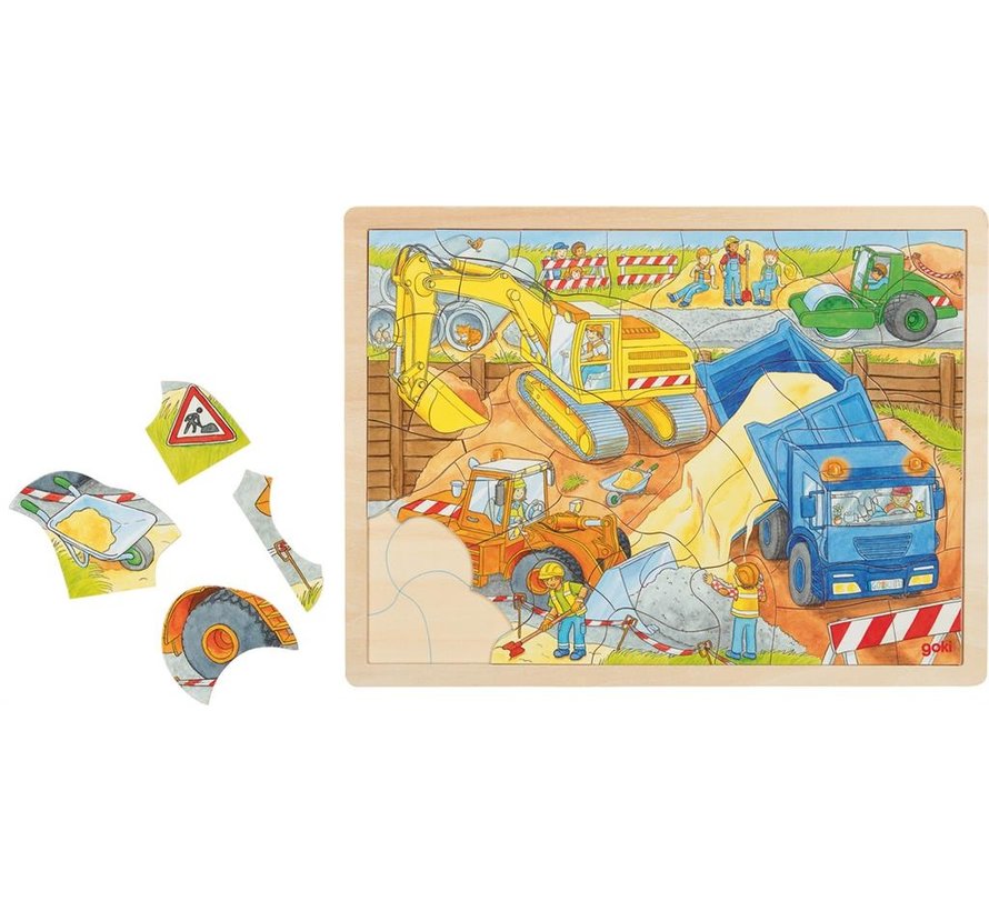 Puzzle Construction Site 56 pcs