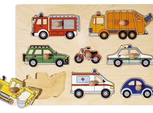 GOKI Puzzle Lift-Out Vehicles