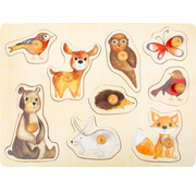 Small Foot Puzzel Bosdieren Hout 9pcs