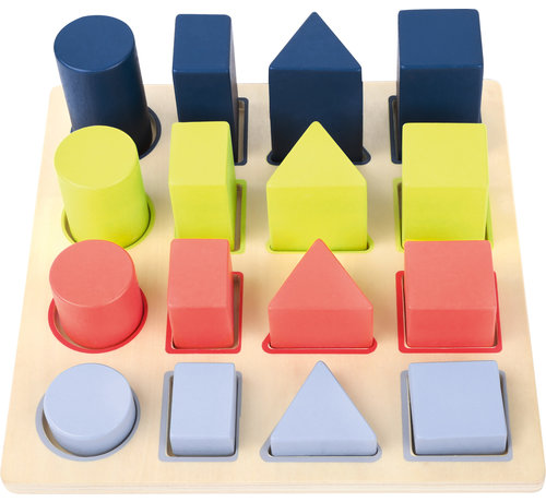 Small Foot Geometry Shape-fitting Puzzle "Educate"