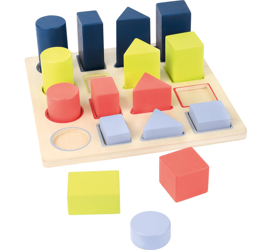 Geometry Shape-fitting Puzzle "Educate"