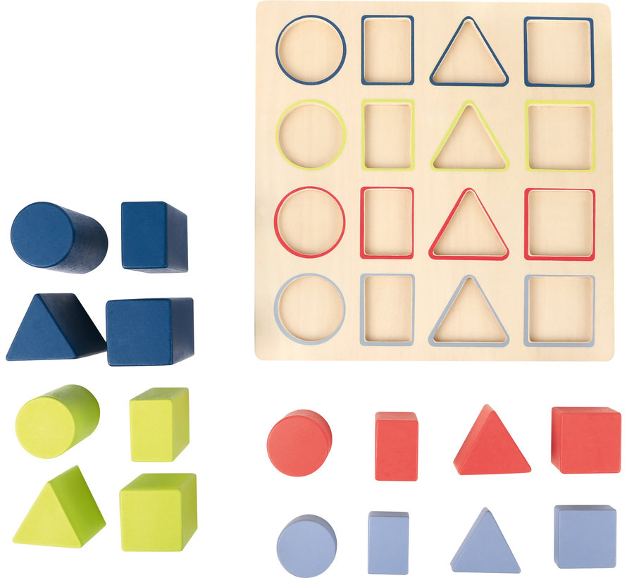 Geometry Shape-fitting Puzzle "Educate"