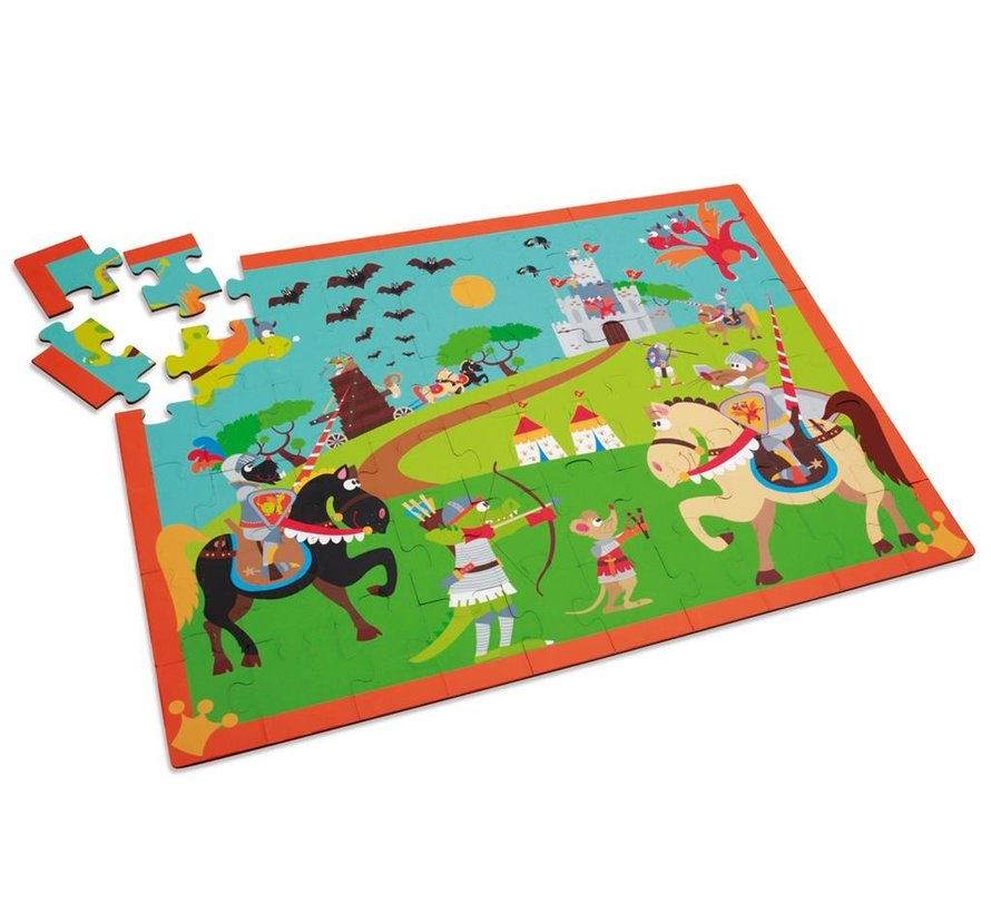 Puzzel Riddergevecht 60pcs