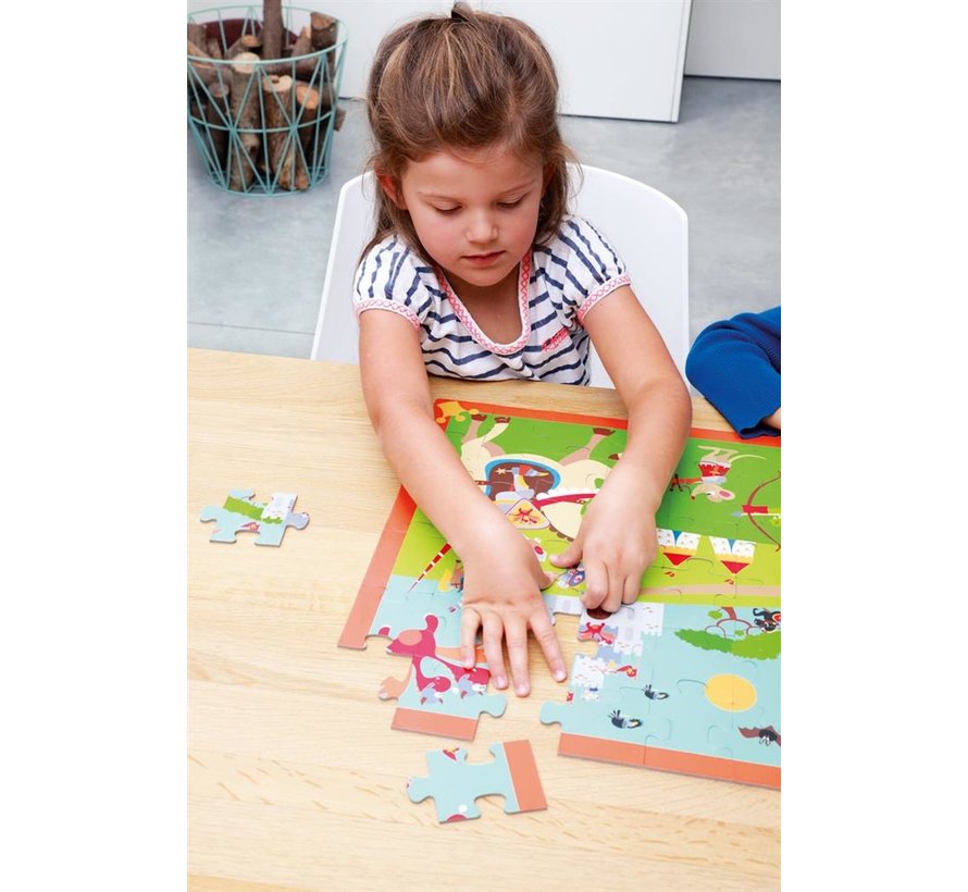 Puzzel Riddergevecht 60pcs