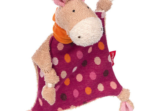 sigikid Knuffeldoek Pony Hoppe Dot