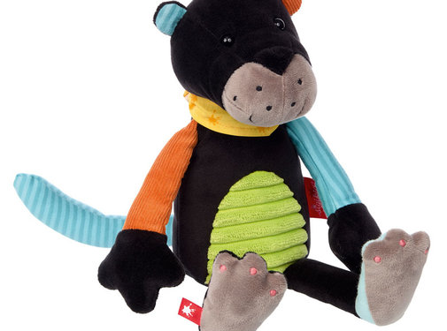 sigikid Stuffed Animal Black Panther Patchwork Sweety